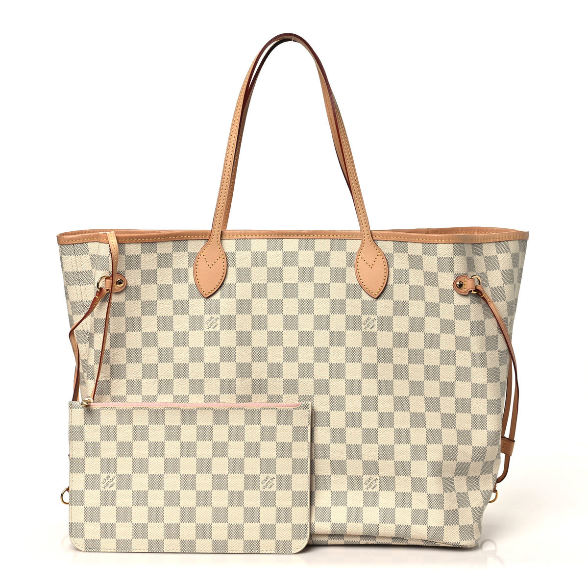 Damier Azur Neo Neverfull GM Rose Ballerine