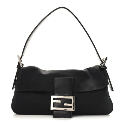 Fendi Canvas Baguette Black 1 of 9