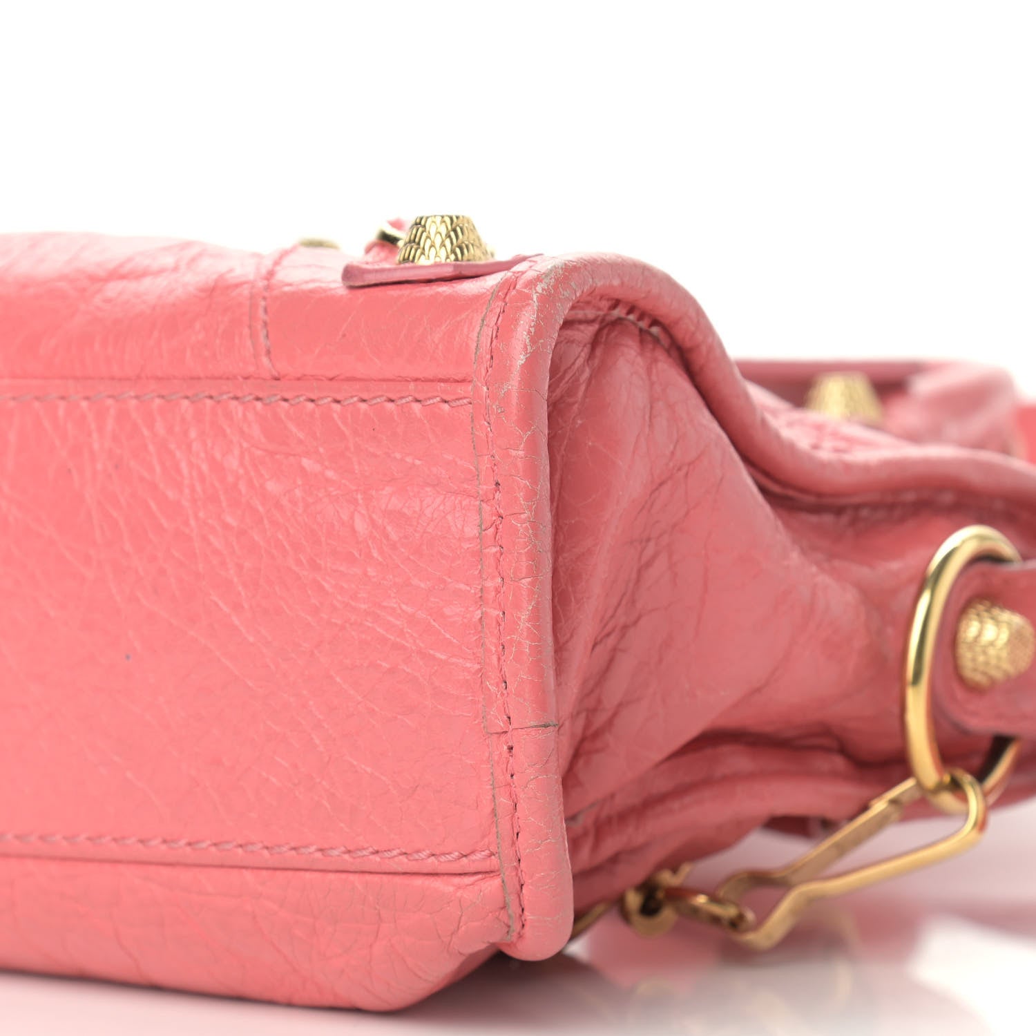 Balenciaga Agneau Giant 12 Gold Hardware Mini City Rose Jaipur 9 of 14