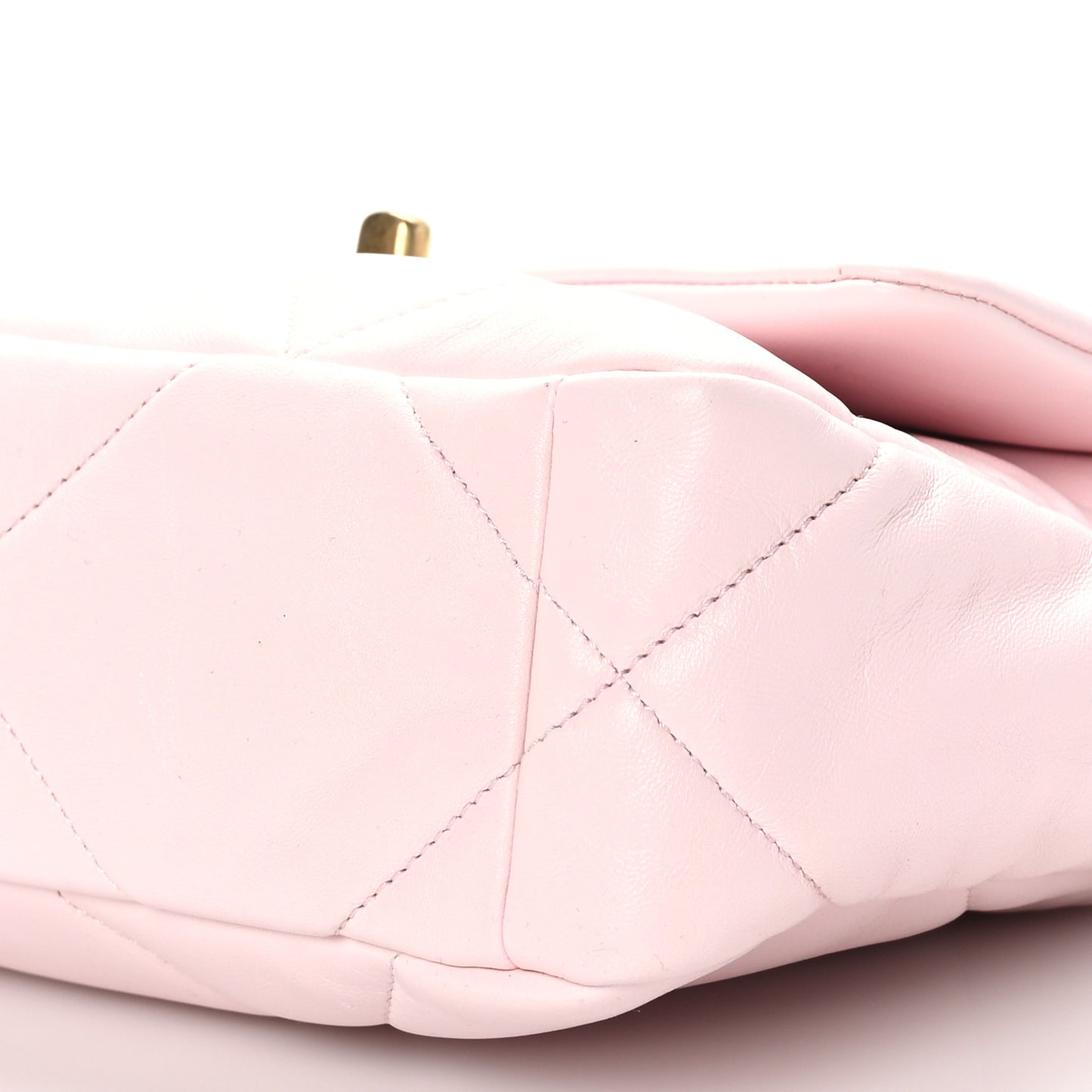 Lambskin Quilted Medium Chanel 19 Flap Light Pink