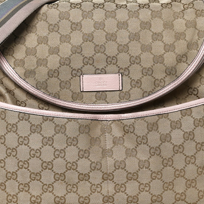 Gucci Monogram Web Diaper Bag Pink 7 of 15