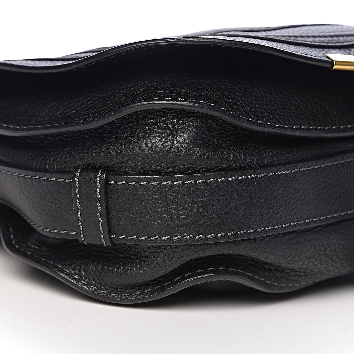 Chloe Calfskin Medium Marcie Round Crossbody Bag Black 9 of 10