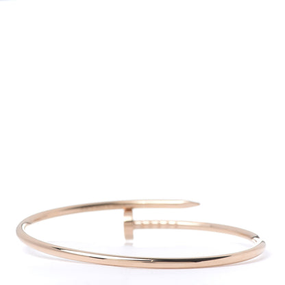 Cartier 18K Pink Gold Small Juste Un Clou Bracelet 15 3 of 6