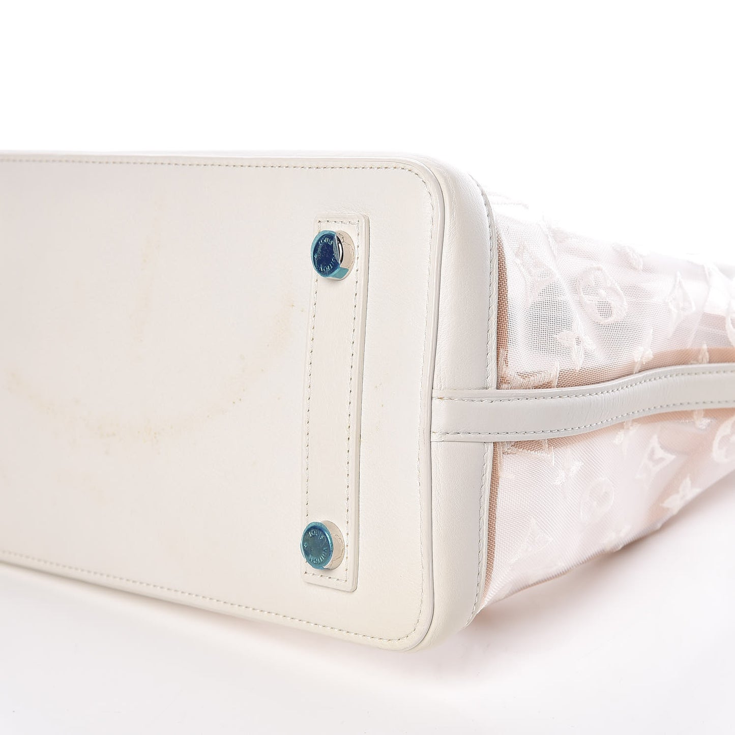 Monogram Transparence Lockit White