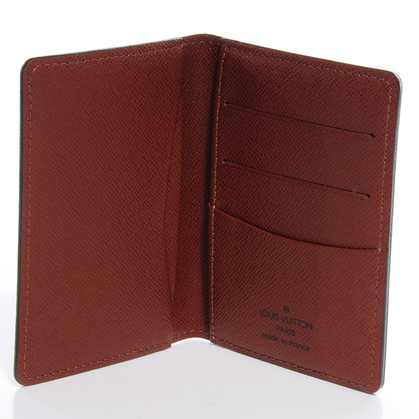 Monogram Pocket Organizer Card Holder