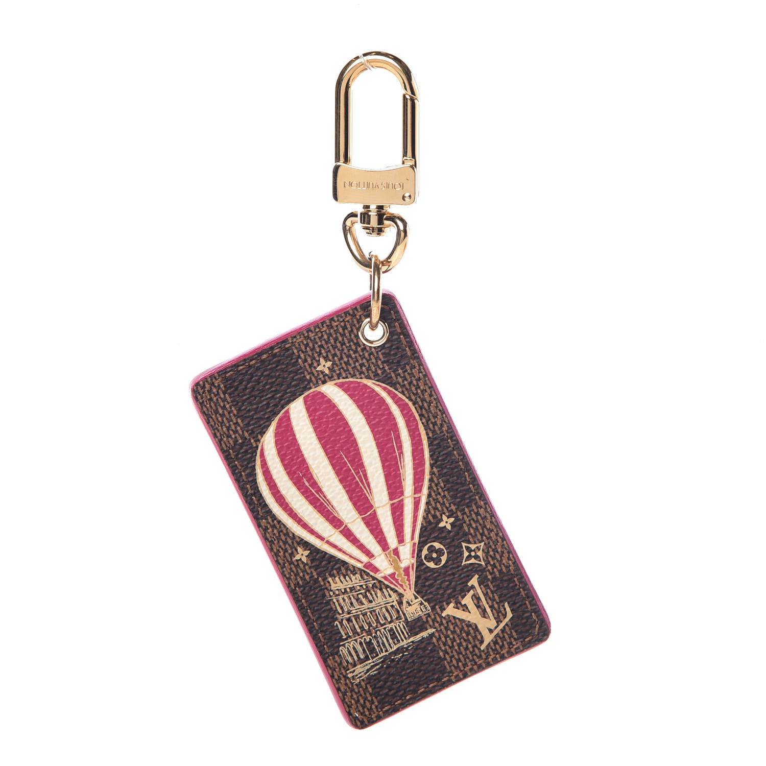 Louis Vuitton Damier Ebene Illustre Air Balloon Bag Charm Grenade 1 of 4