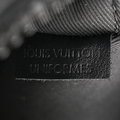 Louis Vuitton Taurillon Monogram Uniformes Solar Ray Soft Pochette Volga Belt Bag Black 6 of 9