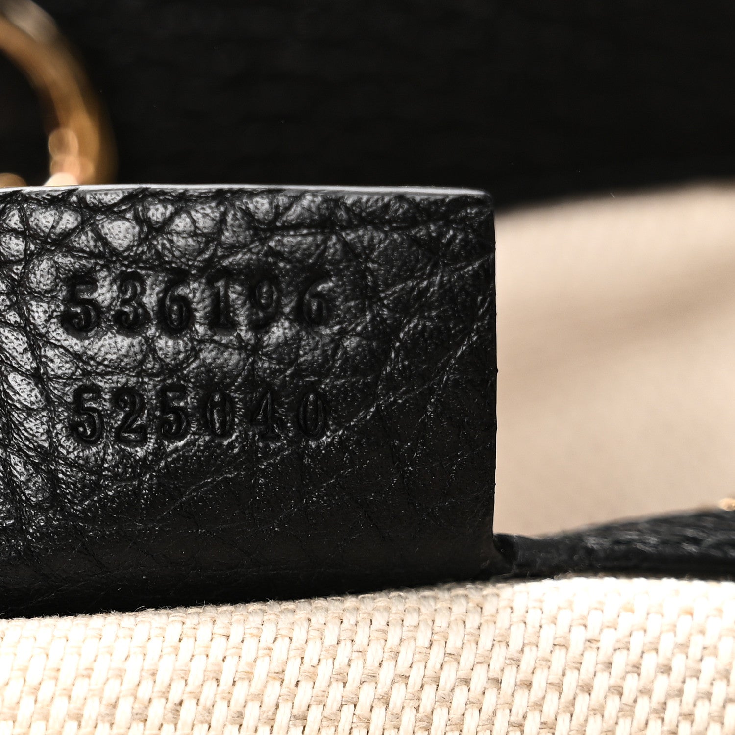 Gucci Pebbled Calfskin Medium Soho Chain Shoulder Bag Black 7 of 10