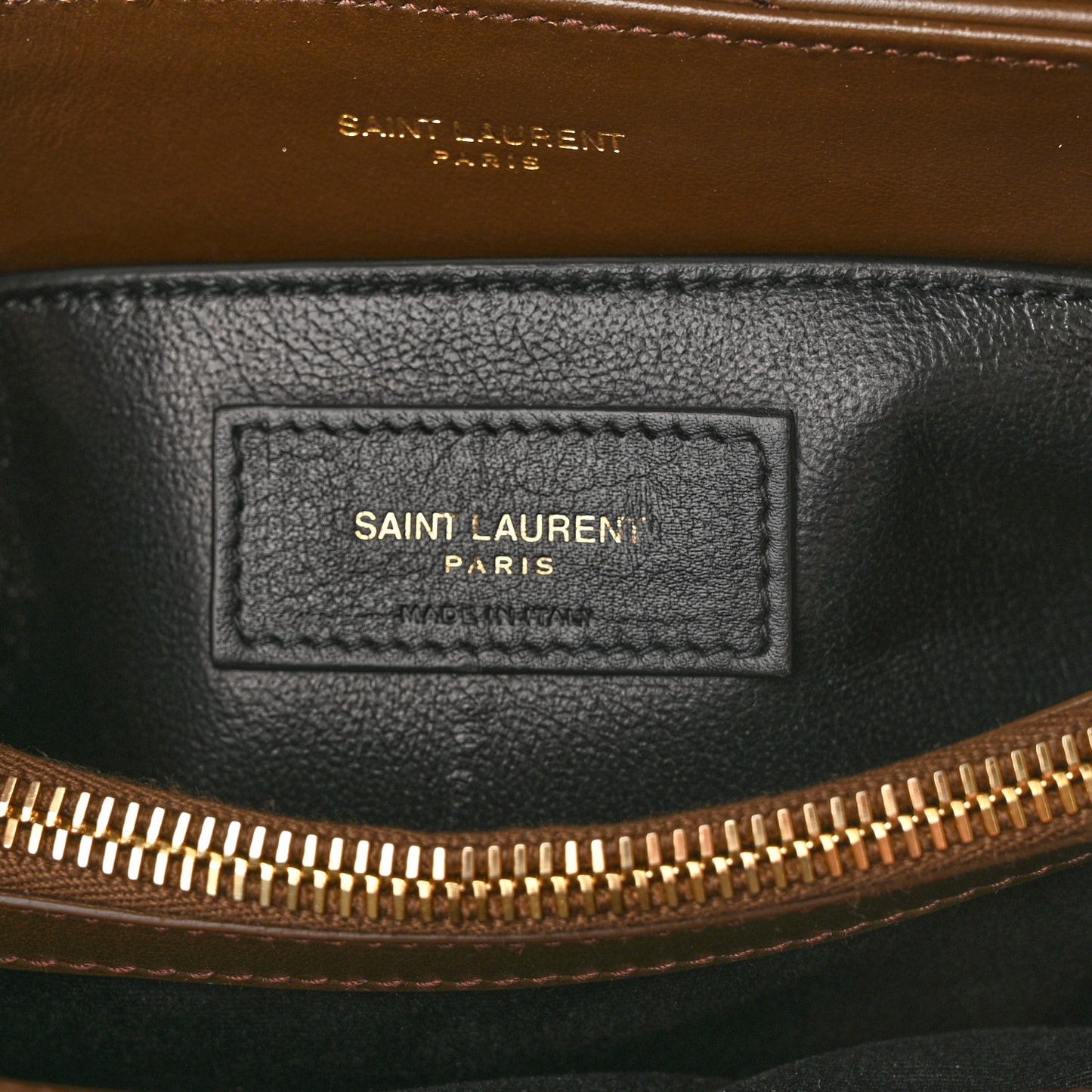 Calfskin Y Quilted Monogram Small Loulou Chain Satchel Taupe
