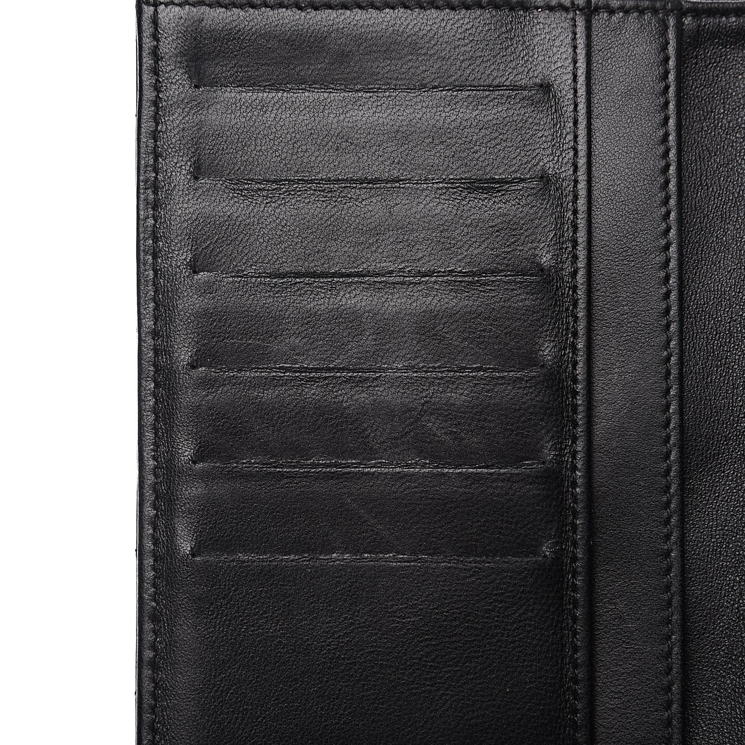 Chanel Lambskin Quilted Large Flap Wallet Black 14 of 15