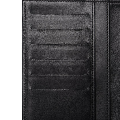 Chanel Lambskin Quilted Large Flap Wallet Black 14 of 15