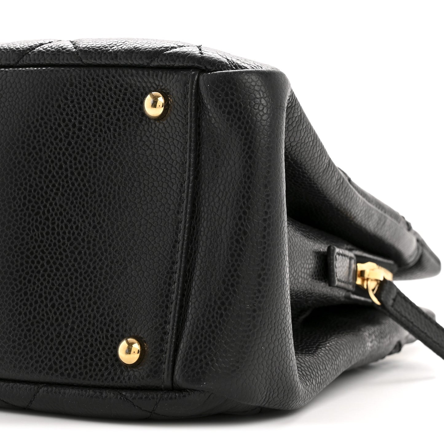 Caviar Quilted CC Timeless Soft Tote Black