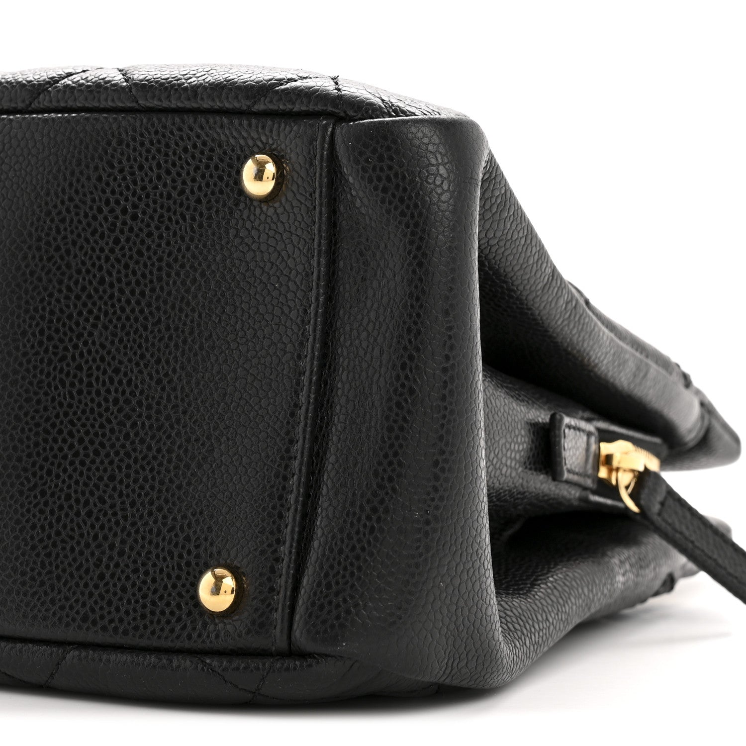 Chanel Caviar Quilted CC Timeless Soft Tote Black 10 of 13