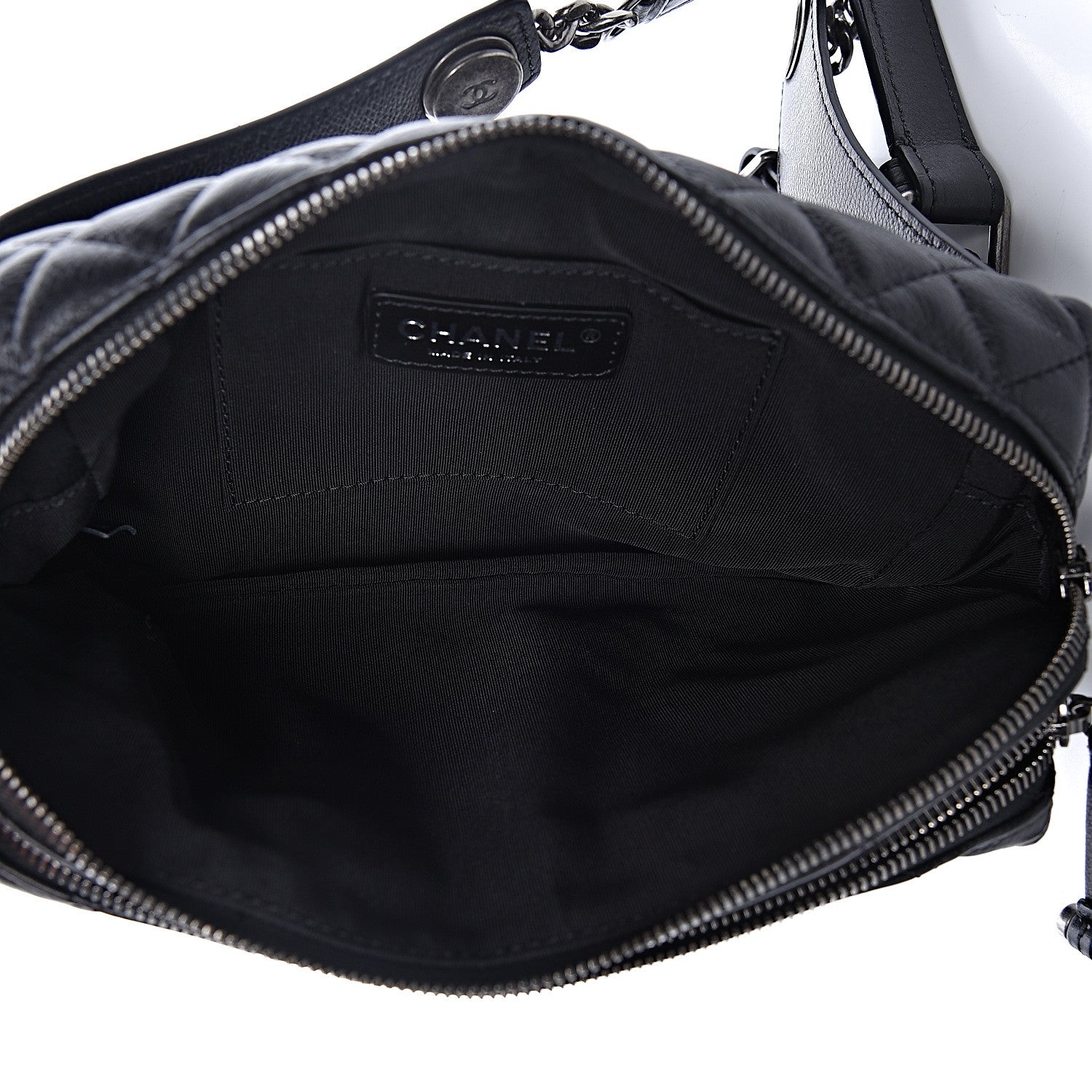 Chanel Calfskin Quilted Waist Bag Black 5 of 11