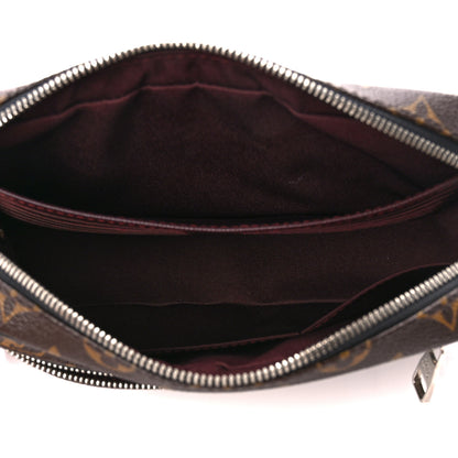 Louis Vuitton Monogram Macassar Kasai Clutch Black 5 of 10