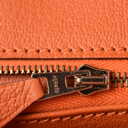Hermes Togo Birkin 30 Orange 12 of 38