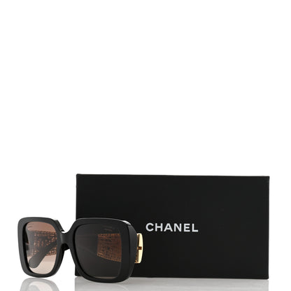 Chanel Acetate Metal Polarized Sunglasses 5532 Black 9 of 9