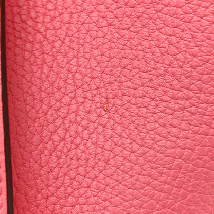 Hermes Taurillon Clemence Picotin Lock 18 PM Rose Lipstick 9 of 10