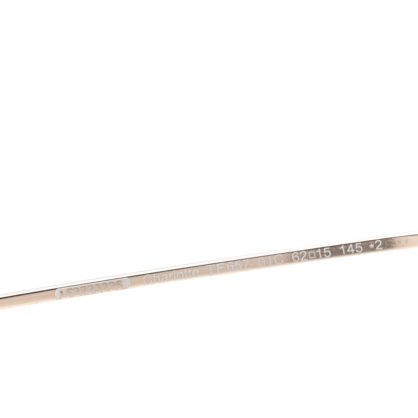 Charlotte Sunglasses TF657 Black