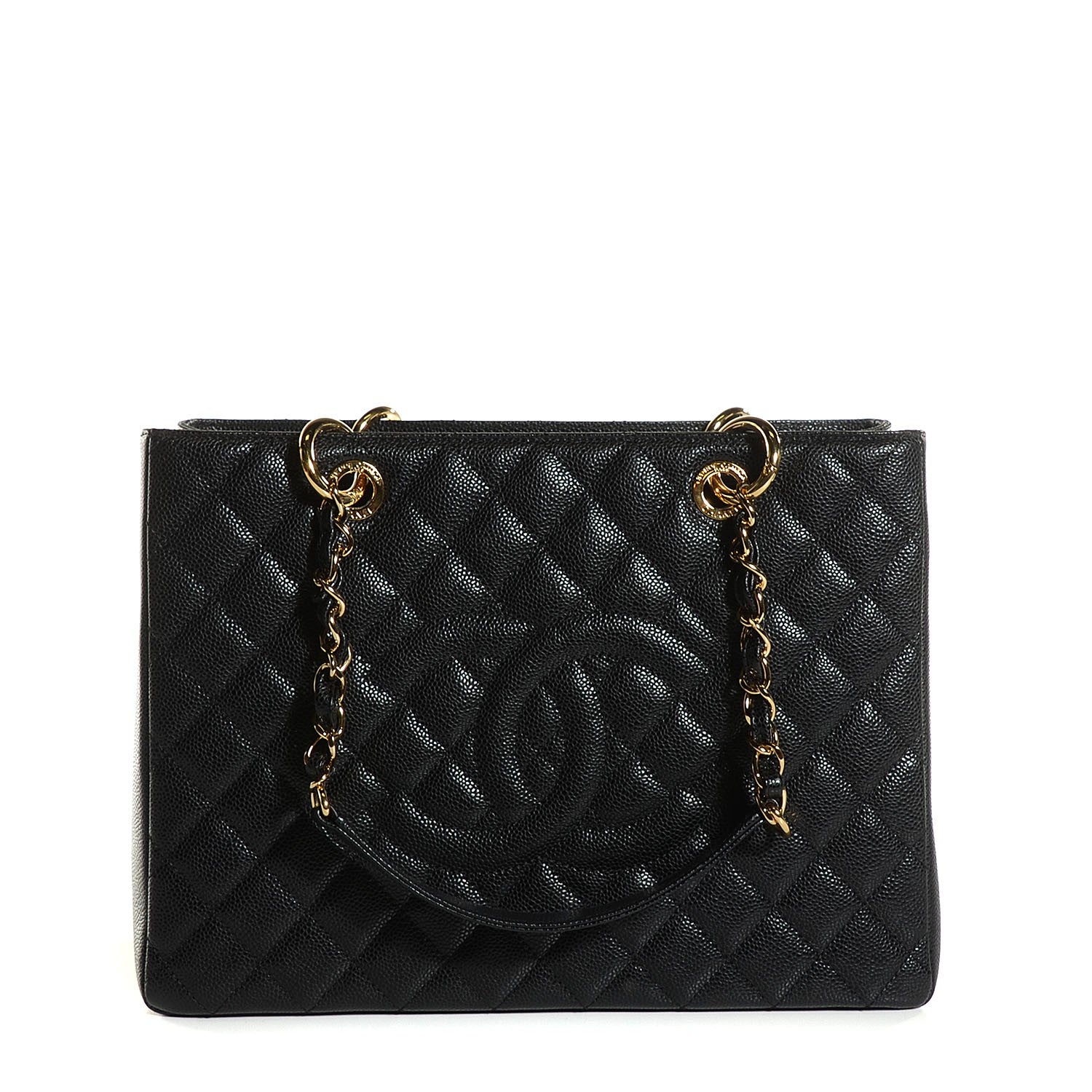 Chanel Caviar Quilted Grand Shopping Tote GST Black 1 of 7