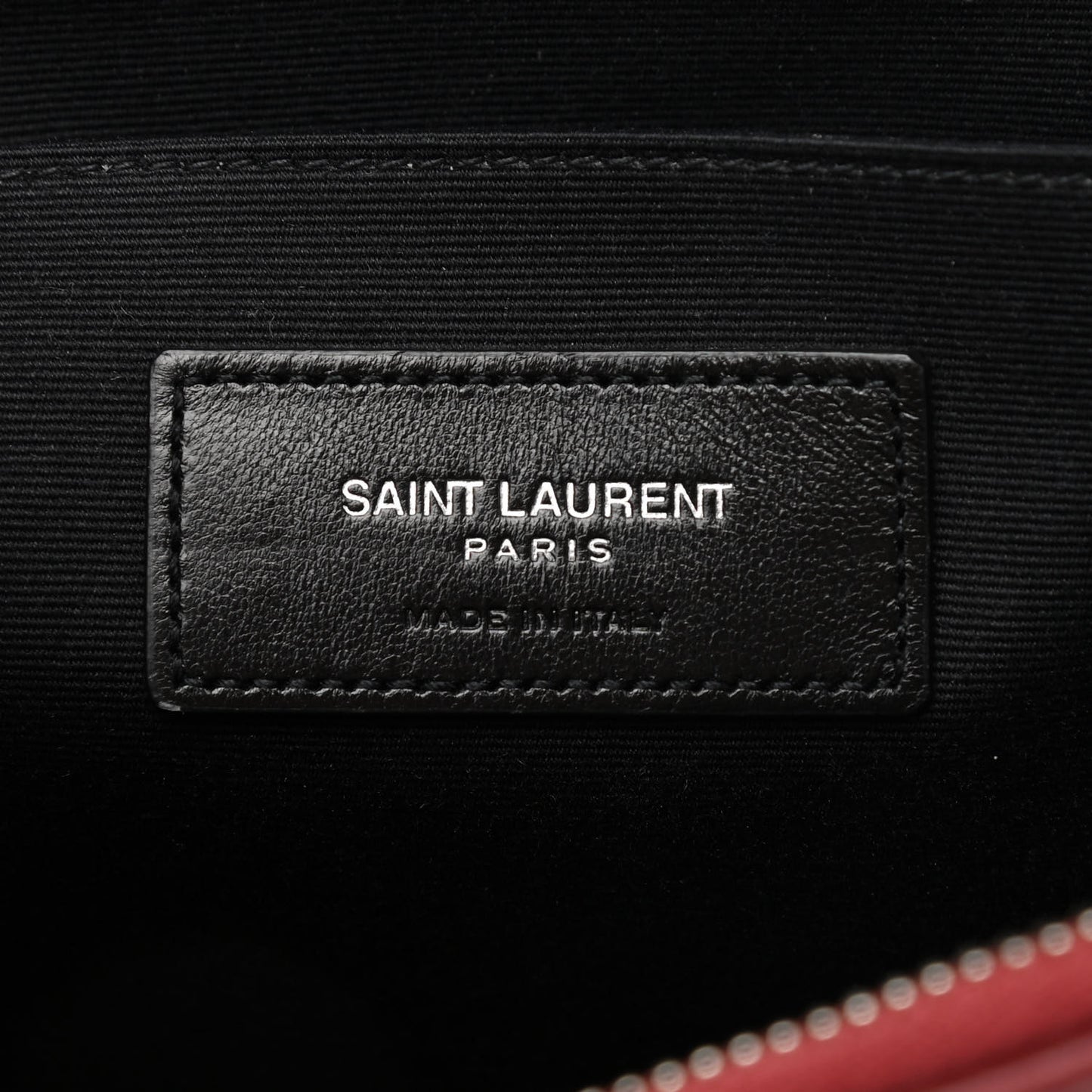 Calfskin Matelasse Chevron Monogram Document Holder Rouge Legion