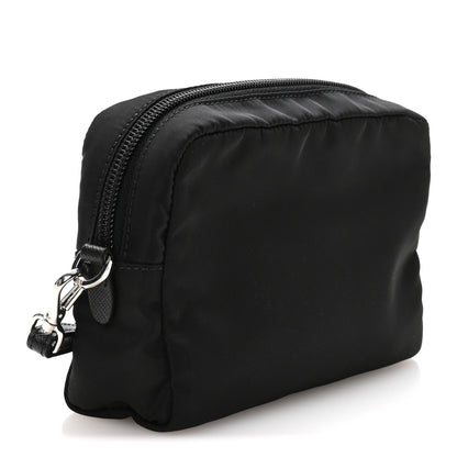 Prada Re-Nylon Saffiano Pouch Wristlet Black 3 of 8