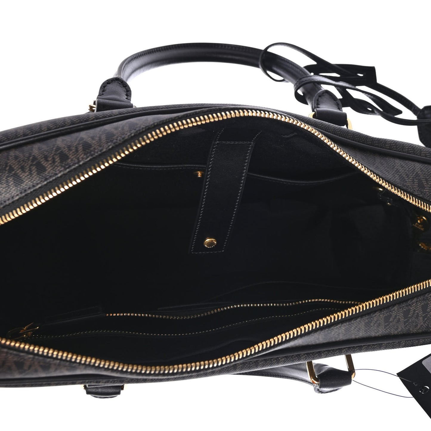 Toile Classic Monogram Rodeo Briefcase Black