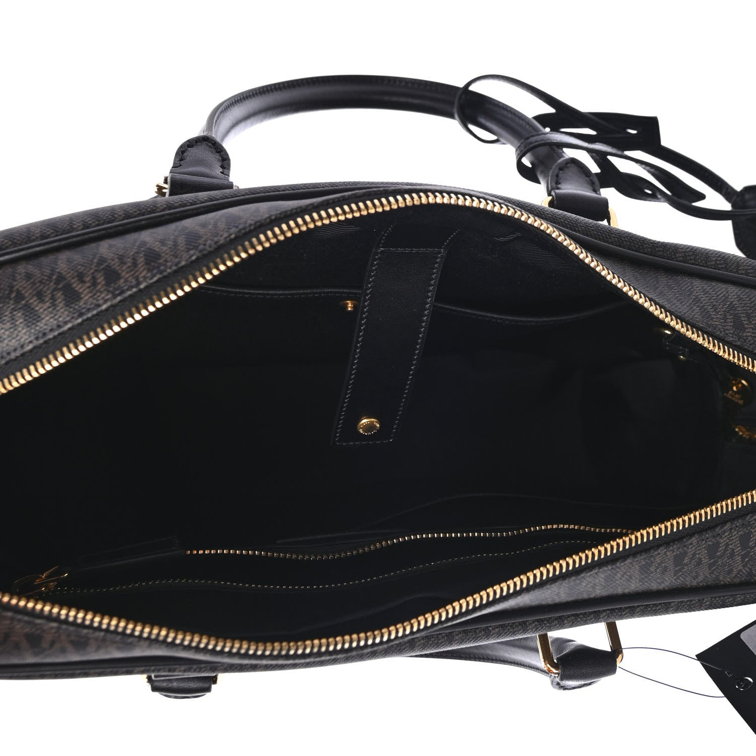 Saint Laurent Toile Classic Monogram Rodeo Briefcase Black 4 of 4