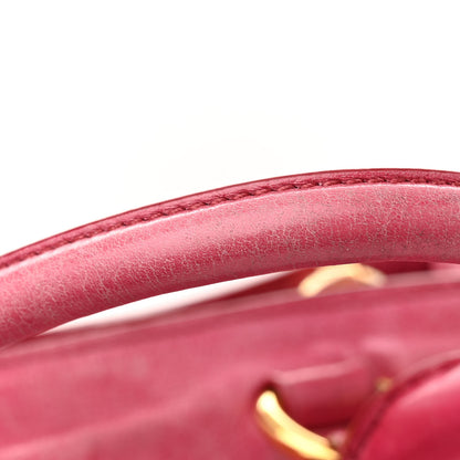Prada Vitello Shine Shopping Satchel Peonia 19 of 23