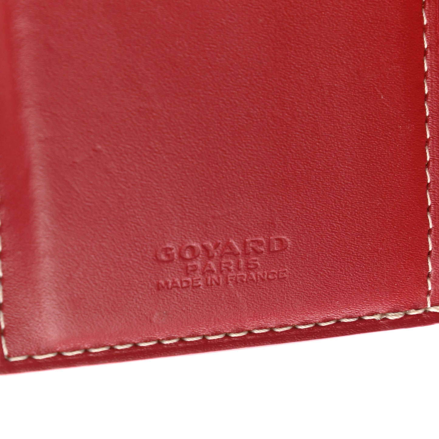 Goyardine Saint Pierre Card Holder Red
