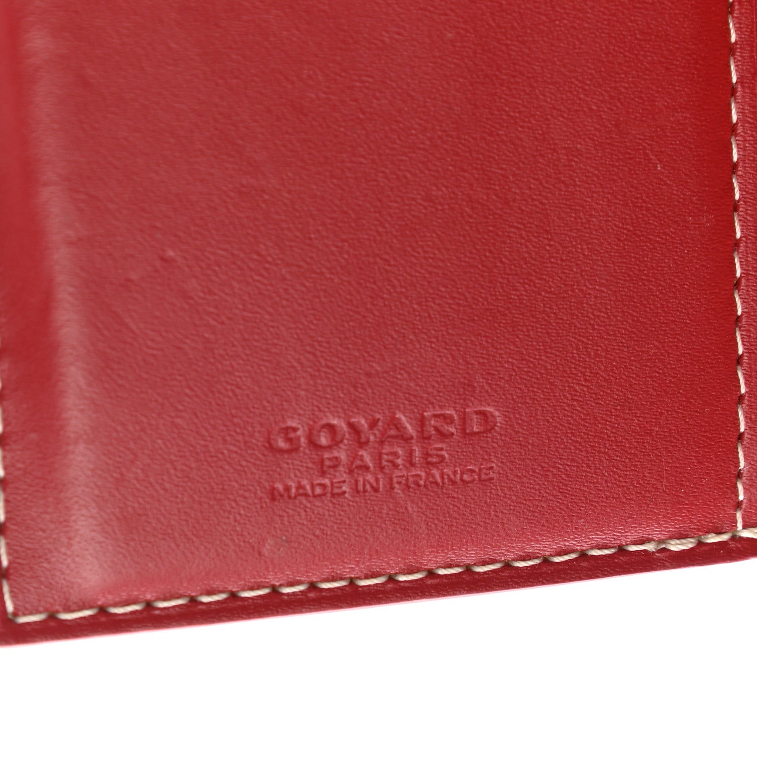 Goyard Goyardine Saint Pierre Card Holder Red 6 of 9