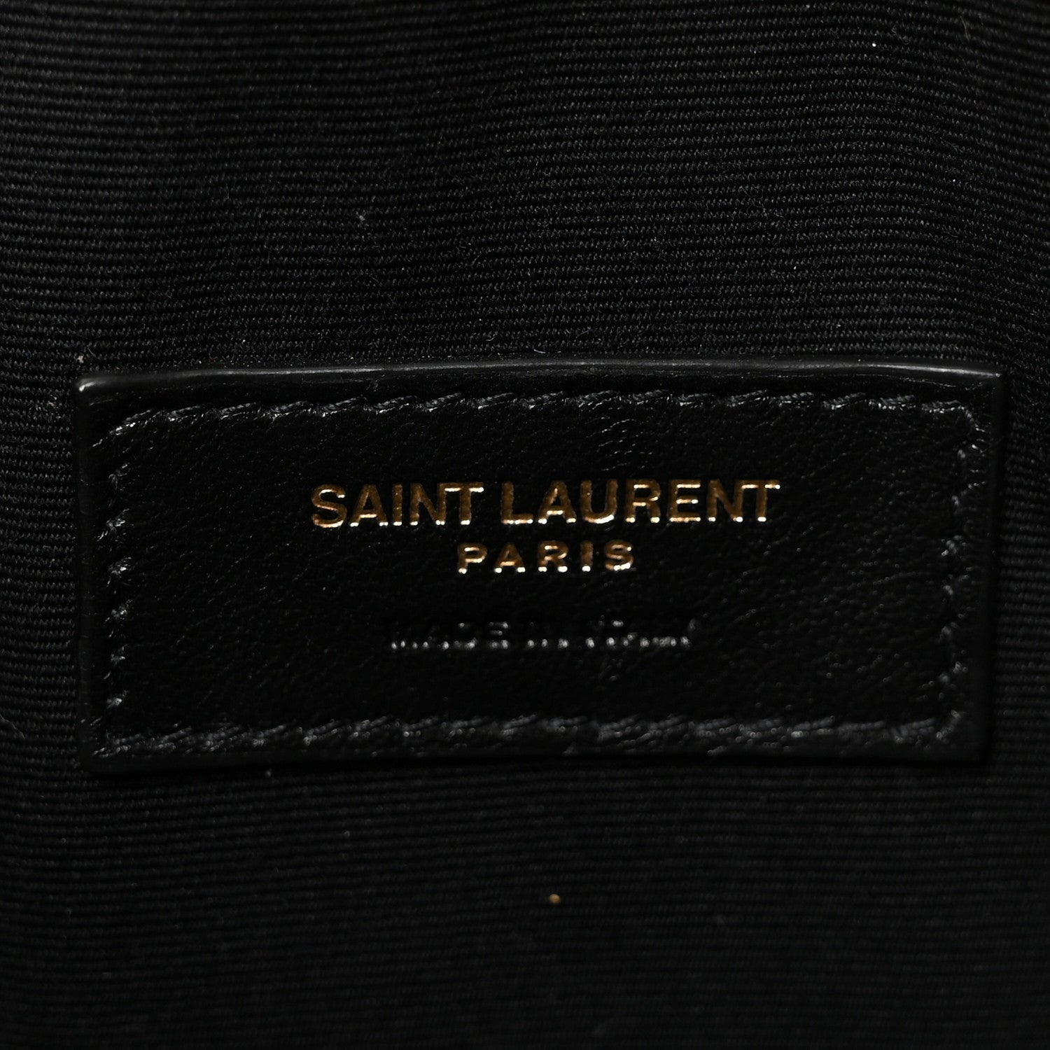 Saint Laurent Smooth Shiny Calfskin Uptown Pouch Dune 6 of 6