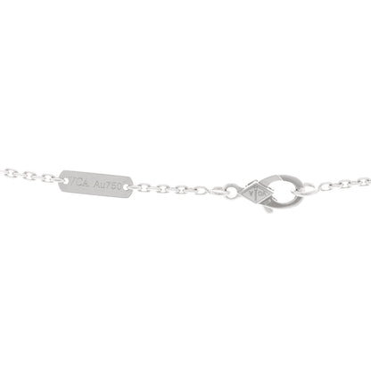 Van Cleef & Arpels 18K White Gold Mother Of Pearl Vintage Alhambra Pendant Necklace 4 of 4