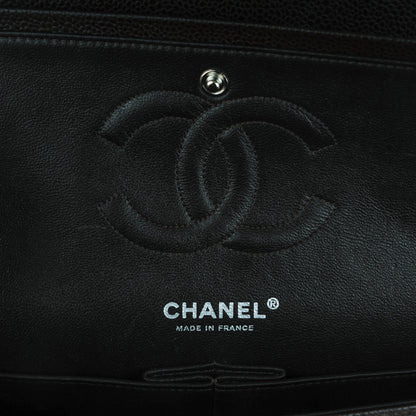 Chanel Caviar Quilted Medium Double Flap Brown 7 of 8