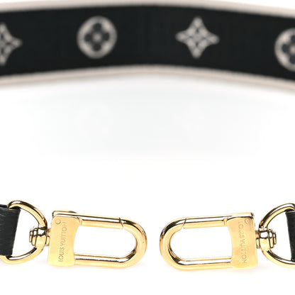 Louis Vuitton Jacquard Diane Shoulder Strap Black Ivory 3 of 4