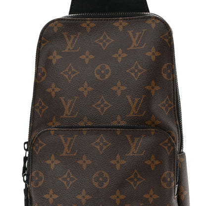 Louis Vuitton Monogram Macassar Avenue Sling Bag 7 of 10