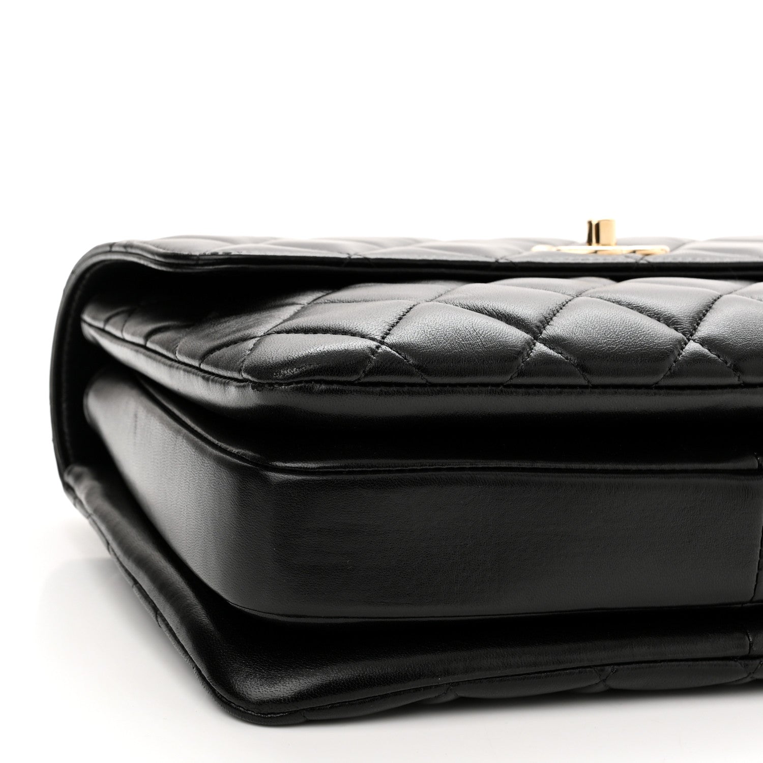 Chanel Lambskin Quilted Medium Trendy CC Flap Dual Handle Bag Black 10 of 11