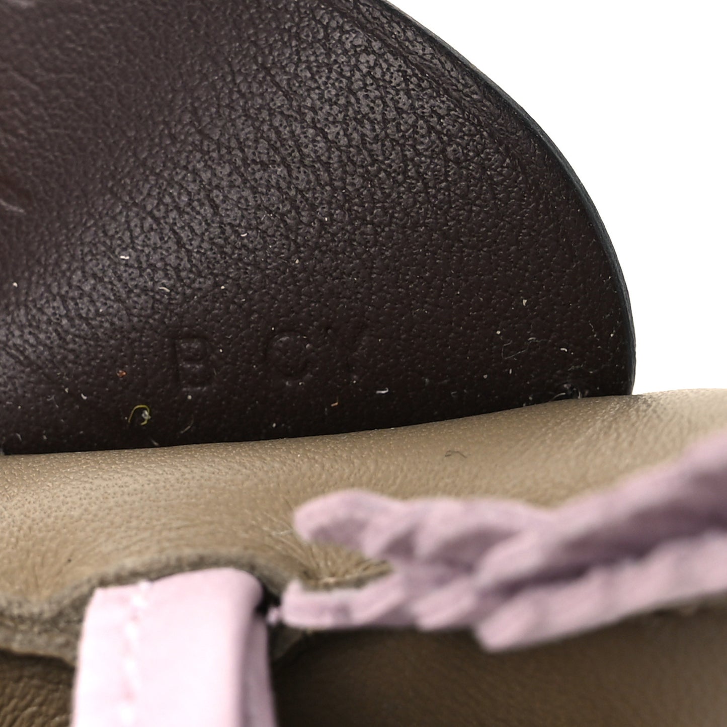 Milo Lambskin Grigri Rodeo Pegase Horse Bag Charm PM Beige Marfa Mauve Pale Moka