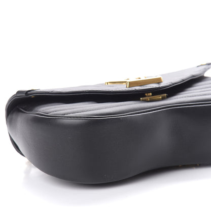 Louis Vuitton Calfskin New Wave Chain MM Black 8 of 9