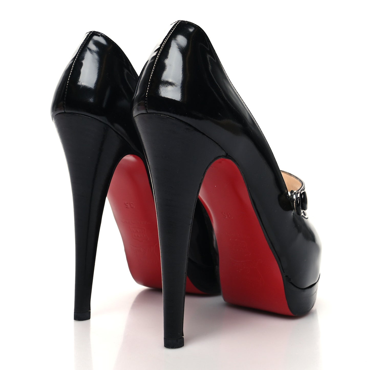 Patent Mary Jane 140 Pumps 35 Black