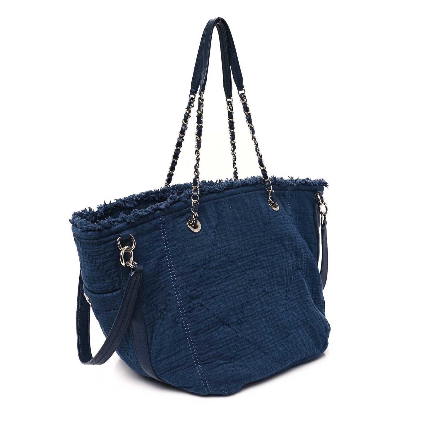 Canvas Small Double Face Tote Navy