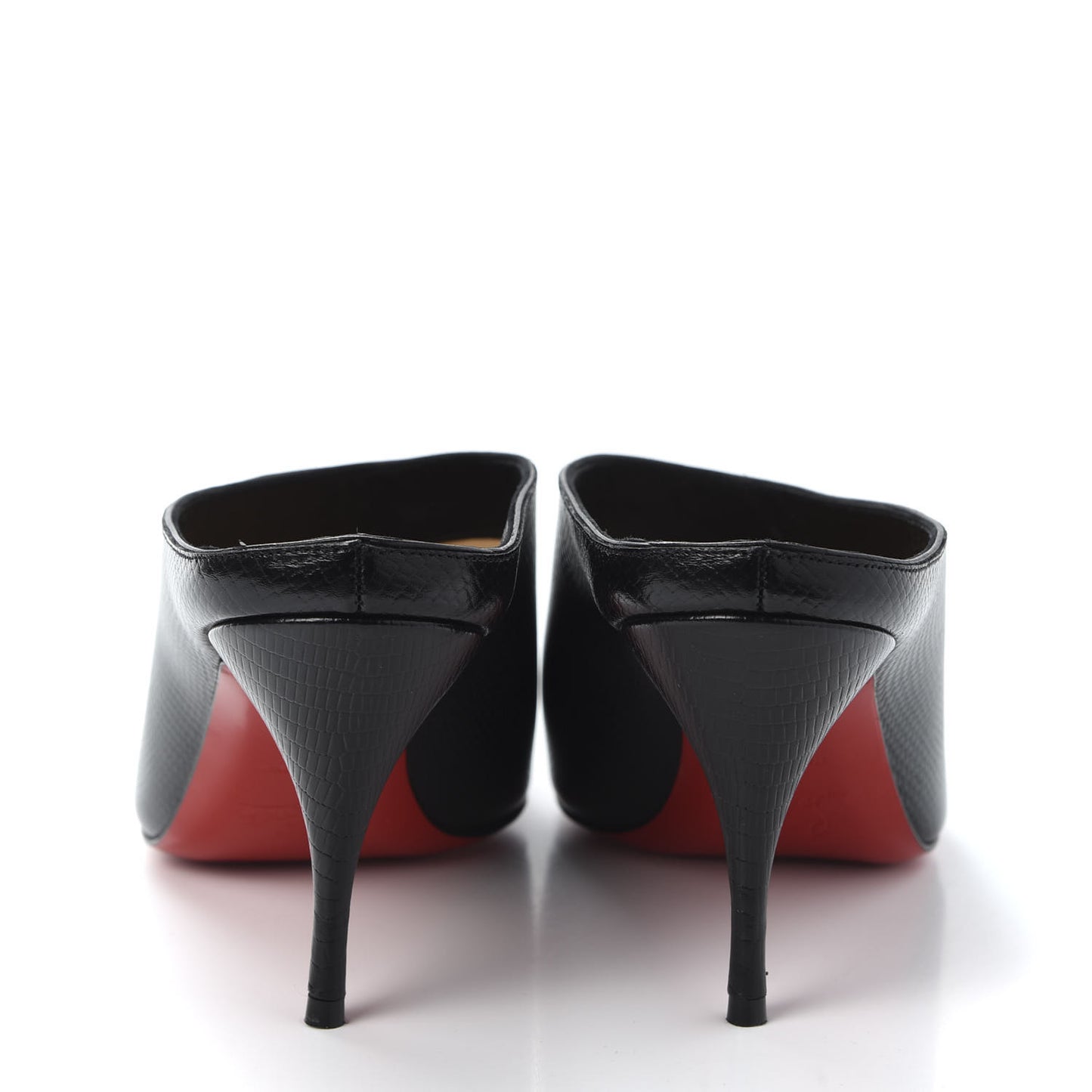 Calfskin Zarli Quart 80 Mules 38 Black