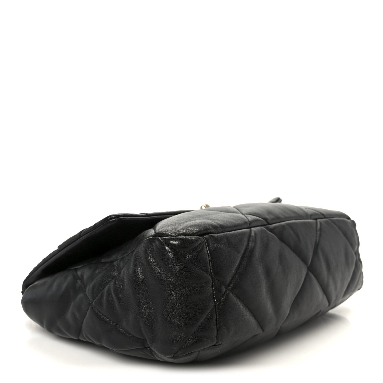 Chanel Lambskin Quilted Large Chanel 19 Flap Black 4 of 11