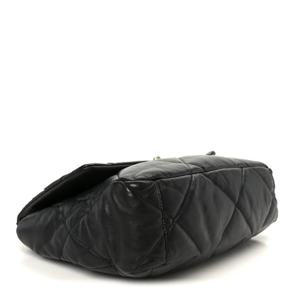 Chanel Lambskin Quilted Large Chanel 19 Flap Black 4 of 11