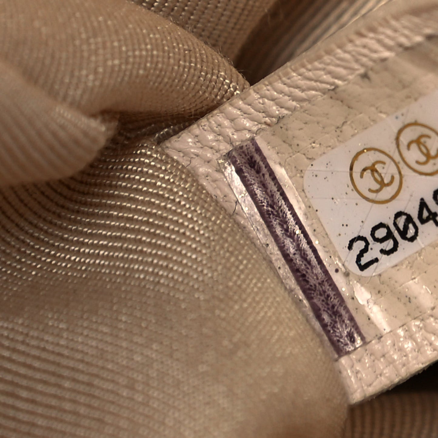Lambskin Quilted Large Chanel 19 Flap Beige