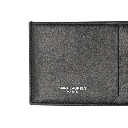 Saint Laurent Calfskin 5 Fragments Card Holder Black 7 of 8