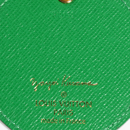 Louis Vuitton Monogram Kusama Pumpkin Dots Key Ring Green 4 of 7