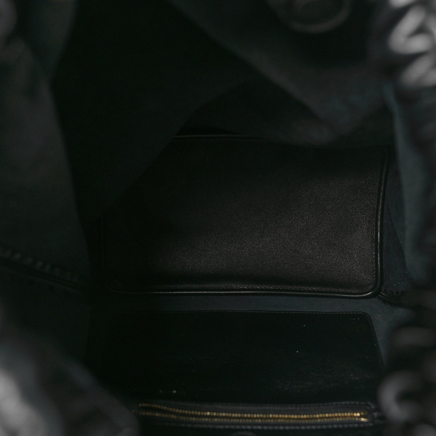Nappa Small Squeeze Bag Black