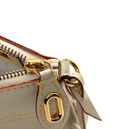 Louis Vuitton Suhali Lockit Clutch White 7 of 8