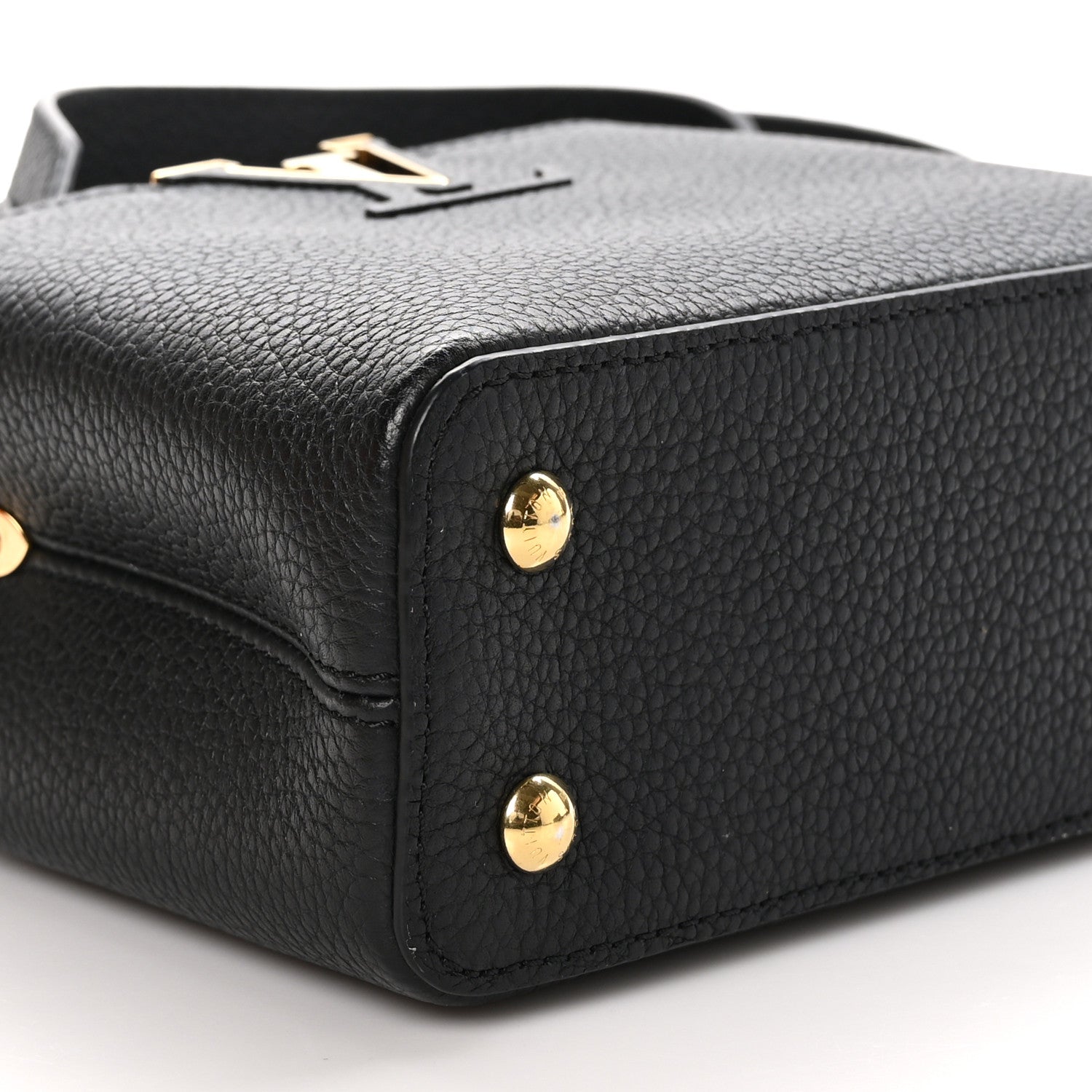 Louis Vuitton Taurillon Mini Capucines Black 8 of 10